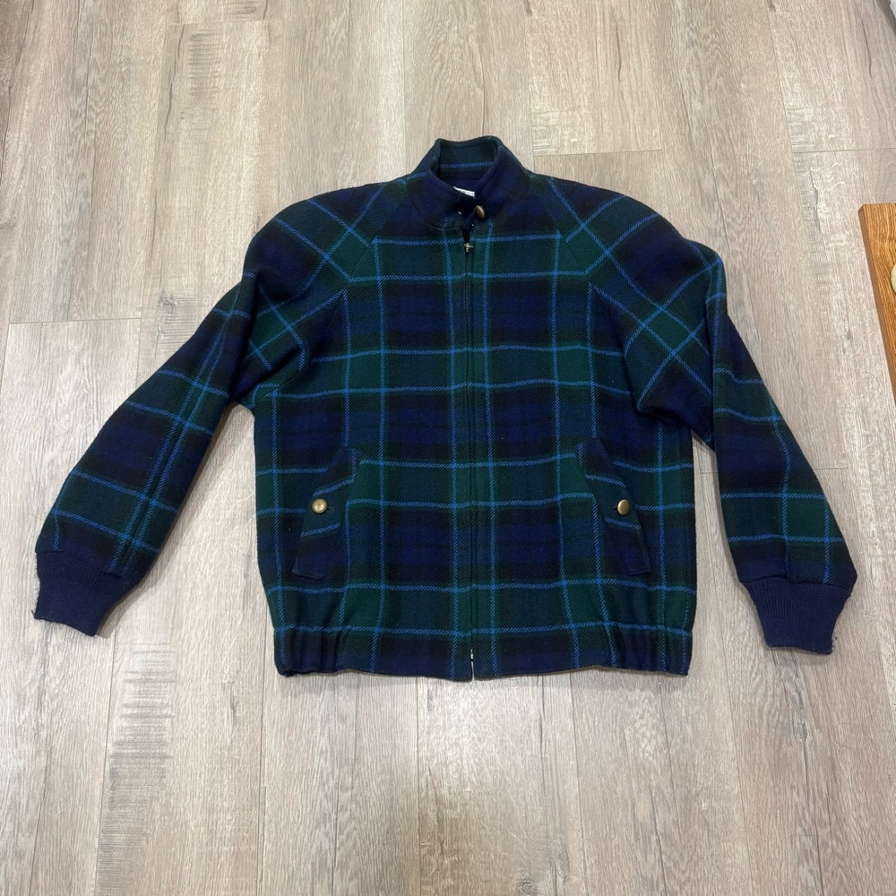 Vintage Pendleton 100% Wool Women’s Jacket Plaid USA Made Size S-M - Picture 3 of 12